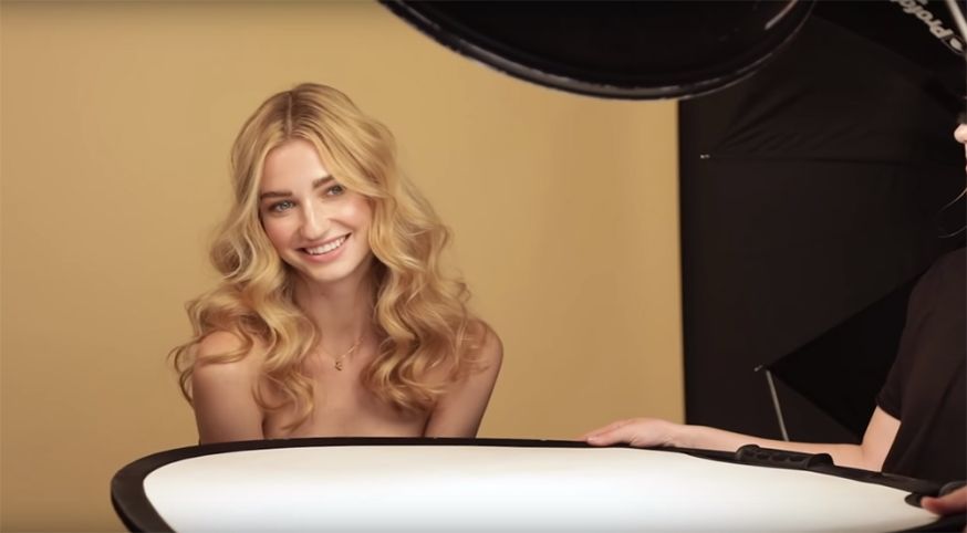 Zilveren of witte beautydish
