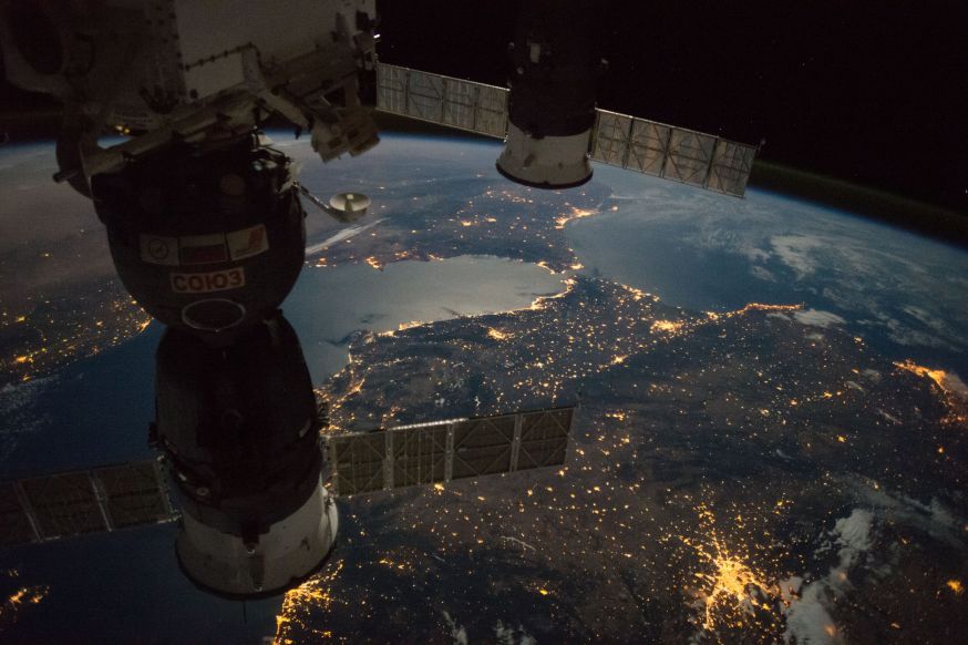 Ruimte foto's ISS