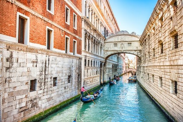 De brug der zuchten (Ponte dei Sospiri) 