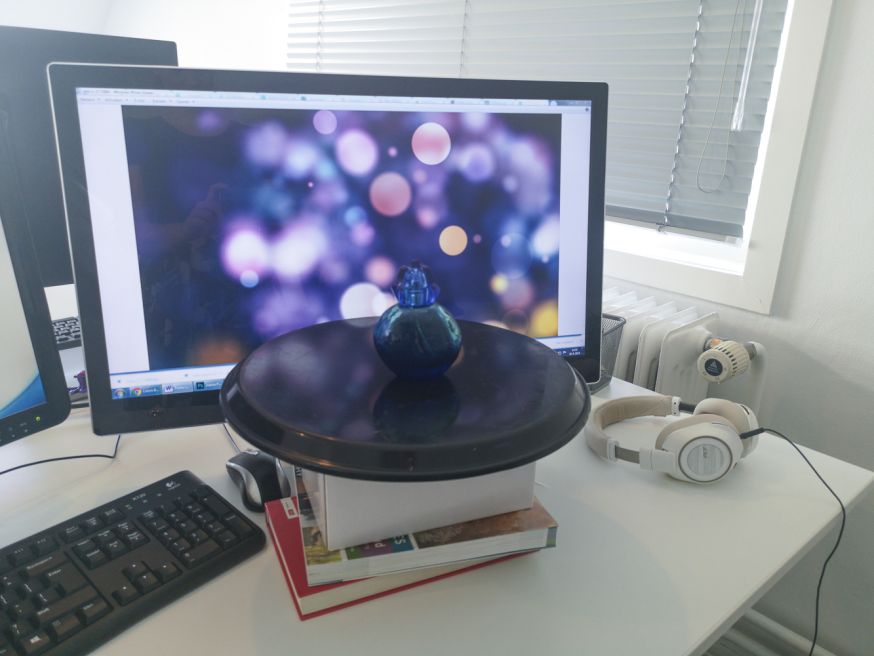 Fotohack beeldscherm gebruiken als achtergrond