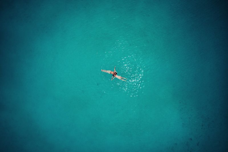 Bruidsfotografie vanuit de lucht
