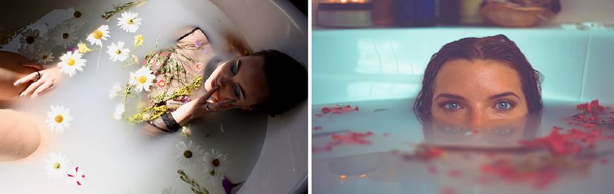 Valentijn 2020, milkbath