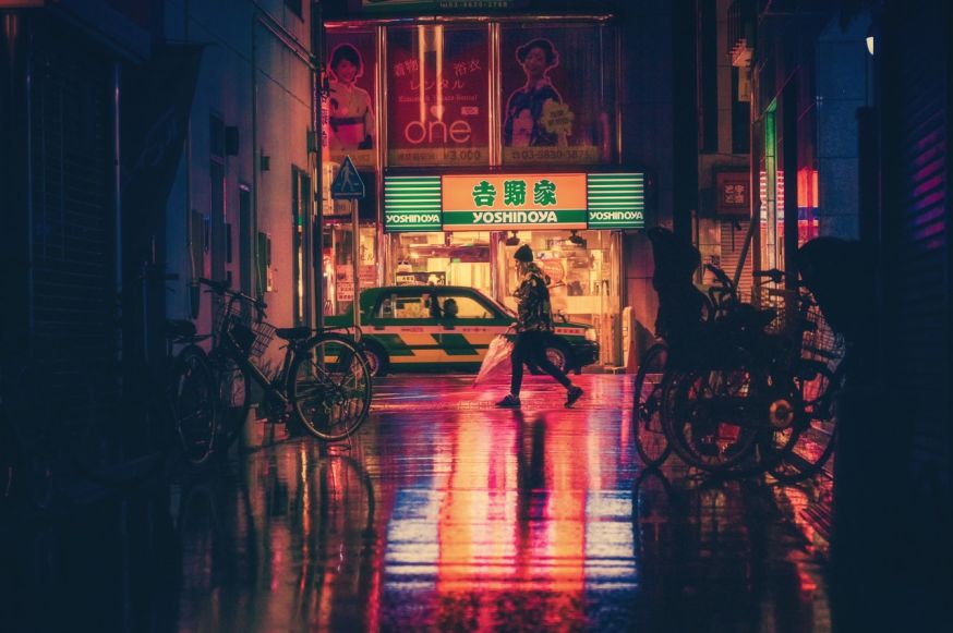 Straatfotografie, 's nachts