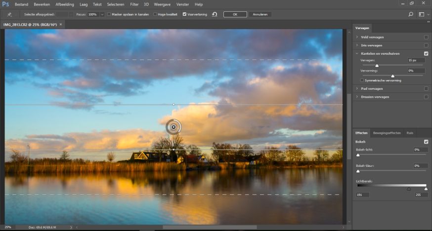 tilt-shift Photoshop