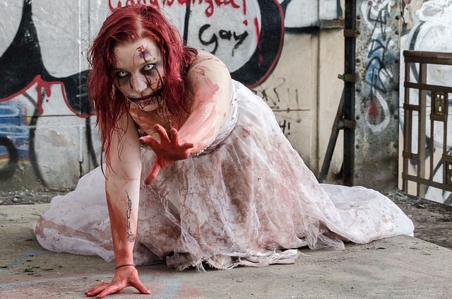 Halloween, horror, enge foto, creepy