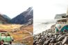 Creatieve foto's met speelgoedauto's