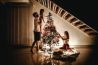 Familiefoto's tijdens kerst, maar dan anders